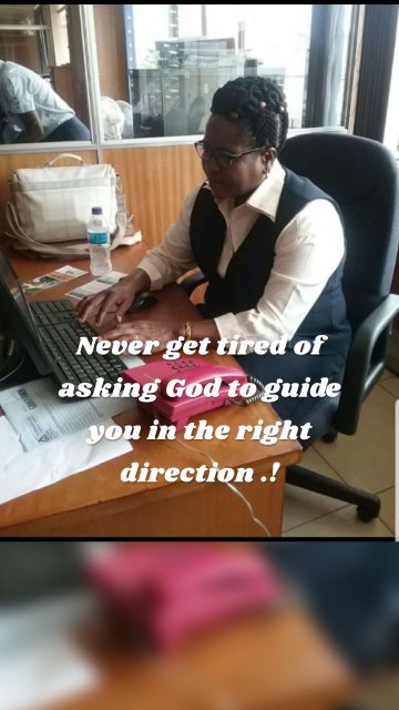 Never get tired of asking God to guide you in the right direction .!